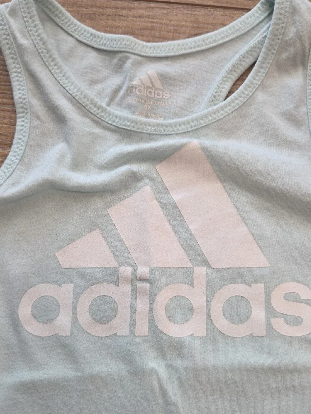 adidas Pastel Blue Tank with Multi-Pastel Zebra Skort